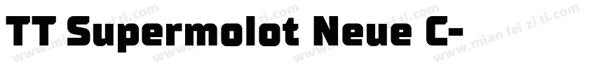 TT Supermolot Neue C字体转换